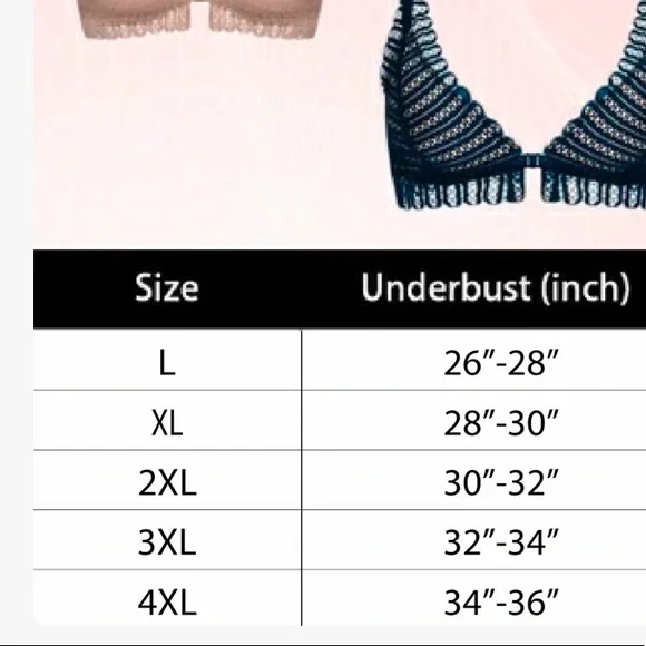 NWT: set of two 32B - super comfortable front close bras - Picture 6 of 7